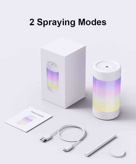 Usb venda quente aromaterapia novo design umidificador ultrassônico de névoa fria para carro